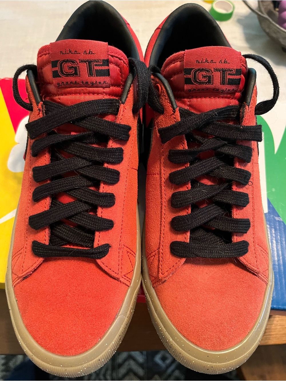Nike SB GT Red Suede Skate Sneakers